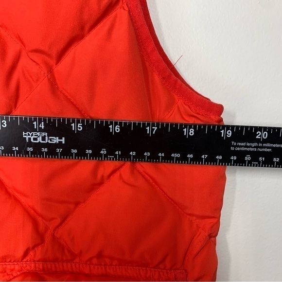 Woolrich Down Quilted Duck Puffer Vest
Red Full Zip Women's Size M with Pockets - Picture 5 of 10